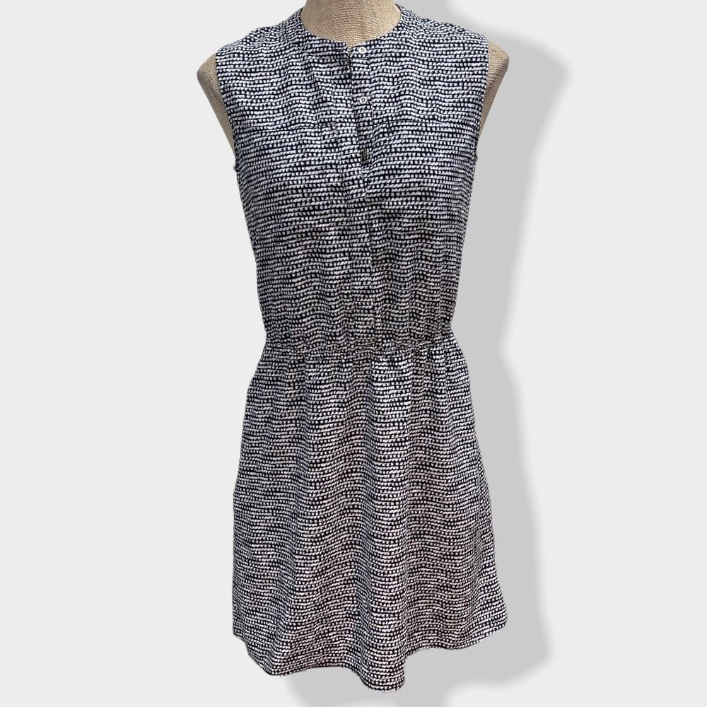 MERONA Black & White Patterned Dress‎ XS